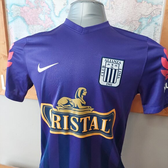 Nike Alianza Lima Peru 2016 Purple Soccer/Football Jersey Men's Small - Picture 2 of 16